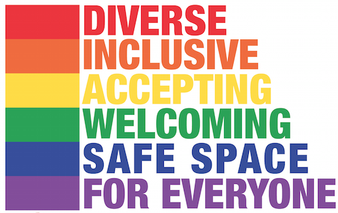 Diverse, Inclusive, Accepting, Welcoming, Safe Space for Everyone